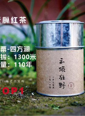 山场气 云顶狂野 桐木村麻粟老枞红茶 海拔1300米 树龄110年