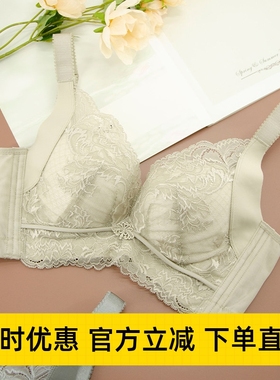 梵歌佰棠F42446懒人杯无钢圈文胸聚拢收副乳防下垂调整型内衣女