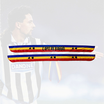 必胜复刻罗伯特·巴乔队长袖标足球BAGGIO尤文图斯布雷西亚意大利