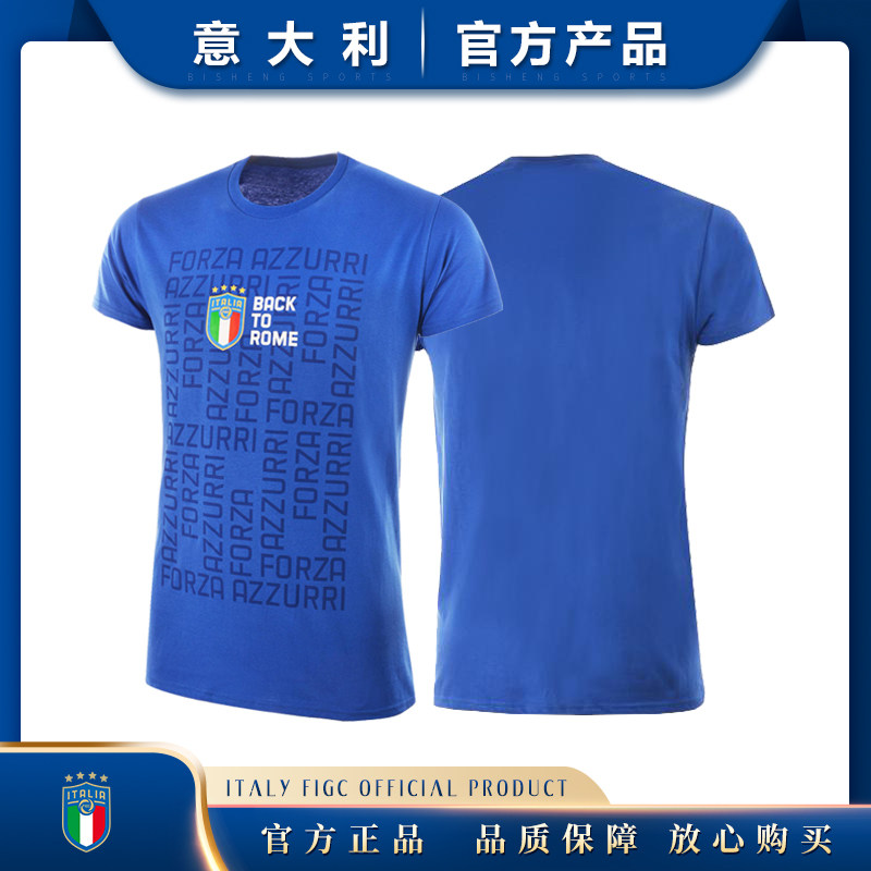 BACK TO ROMA意大利国家队官方正品2020欧洲杯特殊版纪念T恤FIGC
