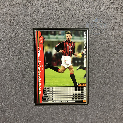 153雷东多ac米兰panini帕尼尼2002球星卡2003意甲WCCF官方足球迷