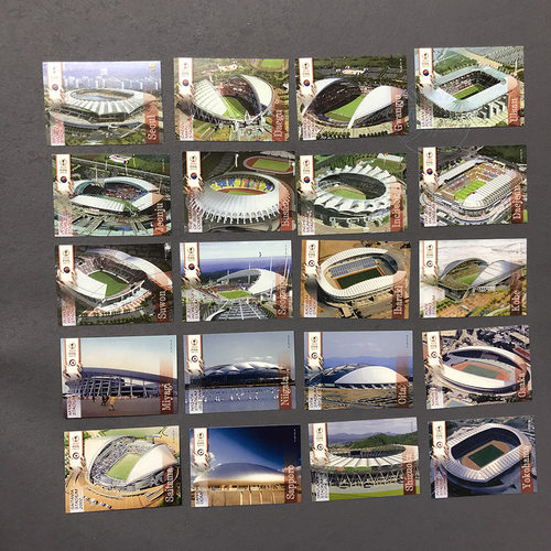 帕尼尼PANINI球星卡 2002世界杯四国版 意大利日本法国韩国 球场