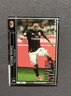 157巴卡ac米兰panini帕尼尼2015球星卡2016意甲WCCF官方足球迷