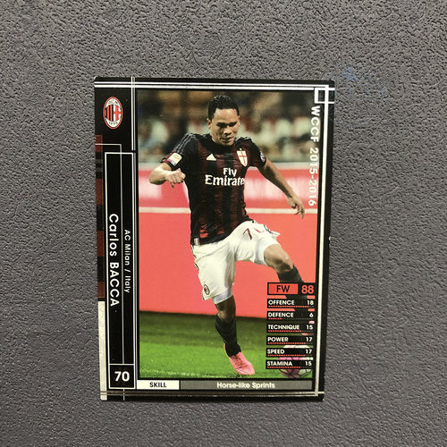 157巴卡ac米兰panini帕尼尼2015球星卡2016意甲WCCF官方足球迷