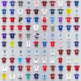 冰箱贴定制经典亚克力磁性足球衣迷纪念用品礼物装饰世界杯欧洲冠