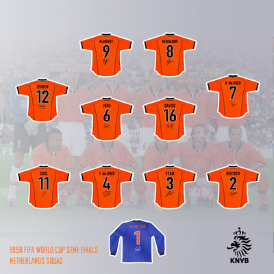 荷兰1998世界杯博格坎普冰箱贴亚克力磁吸足球迷用品范德萨斯塔姆