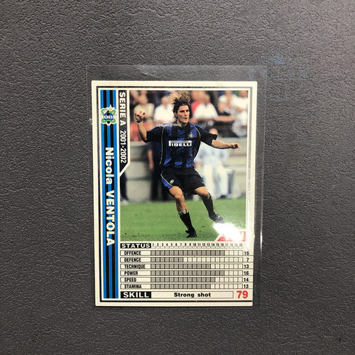文托拉国际米兰panini帕尼尼2002球星卡2001意甲WCCF官方足球追加