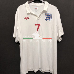 球衣2009/2010南非世界杯英格兰经典足球队服欧文杰拉德贝克汉姆
