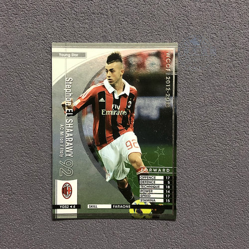 YGS沙拉维ac米兰panini帕尼尼2012球星卡2013意甲WCCF官方足球特