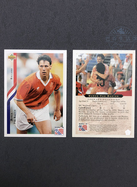 范巴斯滕官方球星卡1994世界杯upper deck亚德baggio英德荷兰178