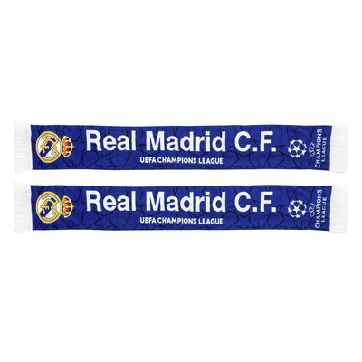 皇家马德里欧冠围巾官方正品足球迷冬季保暖用品礼物real madrid