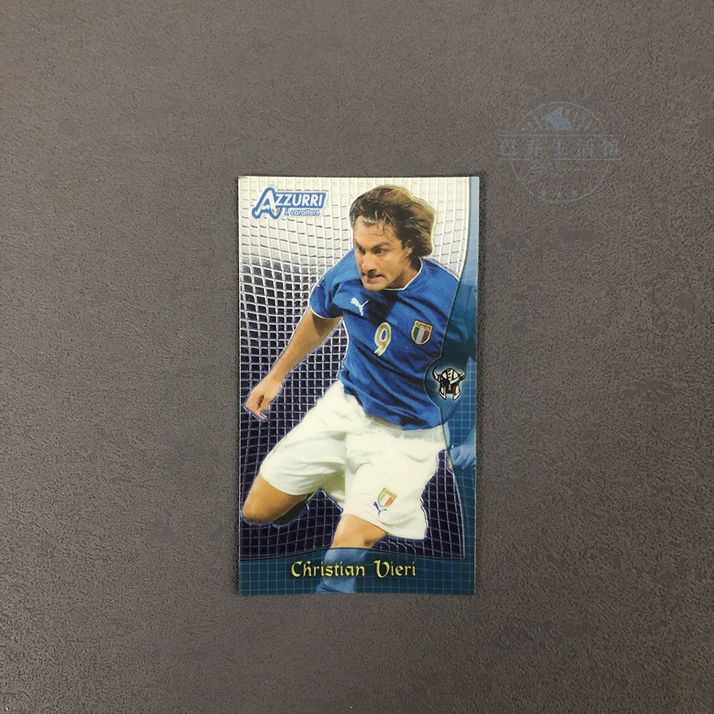 58 panini帕尼尼2004意大利国家队azzurri球星卡官方维埃里vieri