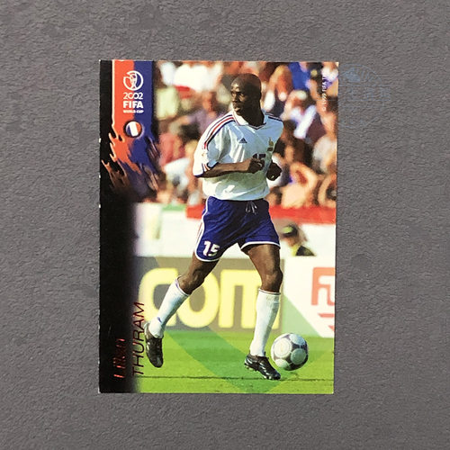 帕尼尼PANINI球星卡 足球2002世界杯四国版 法国国家队 图拉姆