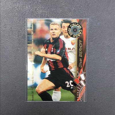 比埃尔霍夫 官方球星卡ac米兰2001意甲2000足球帕尼尼panini