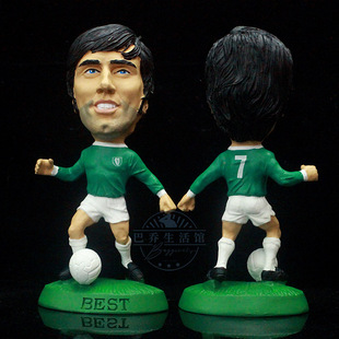 球迷生日礼物意甲足球公仔玩偶prostars超大xl北爱尔兰乔治贝斯特