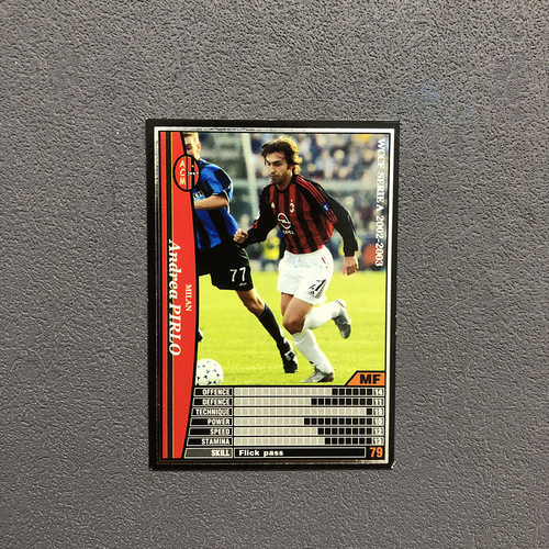 152皮尔洛ac米兰panini帕尼尼2002球星卡2003意甲WCCF官方足球迷