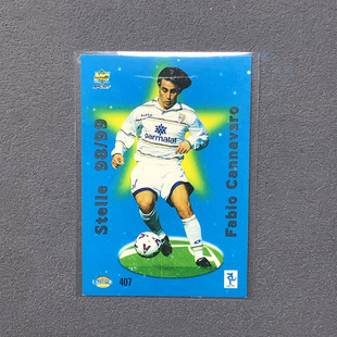 407卡纳瓦罗stelle帕尔马98/99球星卡MC足球官方MUNDI CARDS