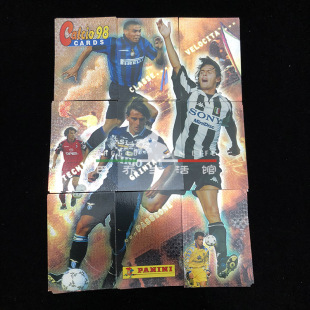 球星卡 意甲 97 98 帕尼尼panini 拼图 罗纳尔多 因扎吉 曼奇尼