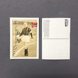 利德霍尔姆ac米兰足球官方球星卡明信片forza milan促销广1997/98