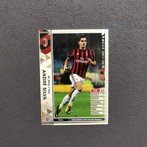 107席尔瓦ac米兰panini帕尼尼2017球星卡2018意甲WCCF官方足球迷
