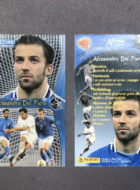 45皮耶罗Panini帕尼尼2004意大利国家队AZZURRI球星卡官方piero