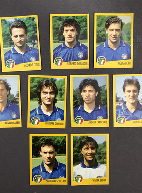 意大利国家队IP贴纸梅林merlin世界杯1990巴雷西多纳多曾加贾尼尼