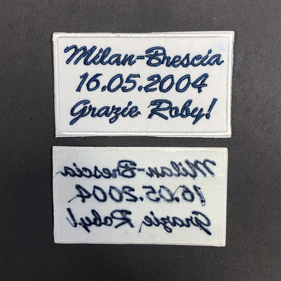 巴乔Baggio布雷西亚2003-2004告别赛臂章球衣GRAZIE ROBY退役足球