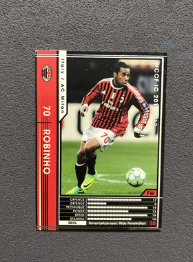 176罗比尼奥ac米兰panini帕尼尼2011球星卡2012意甲WCCF官方足球