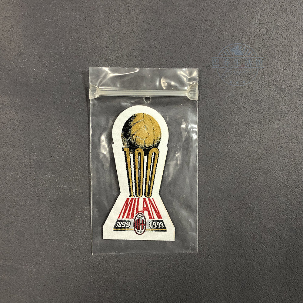臂章ac米兰1999/2000百年意甲足球意大利官方正品球衣patch