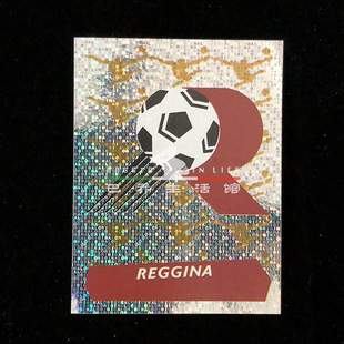 帕尼尼 panini  2000 2001 意甲贴纸  队徽  麦当劳合作版 雷吉纳