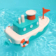 宝宝洗澡玩具儿童浴室澡盆发条小船游泳水上漂浮玩具戏水玩具轮船
