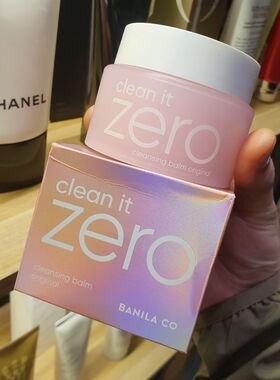 韩国Banilaco芭妮兰卸妆膏粉色zero卸妆霜温和100ml卸妆乳180ml