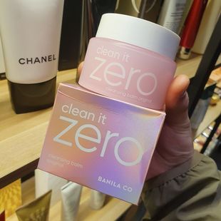 韩国Banilaco芭妮兰卸妆膏粉色zero卸妆霜温和100ml卸妆乳180ml