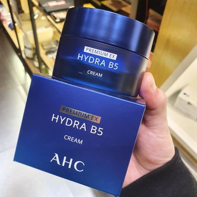 韩国AHC B5玻尿酸高效美白提亮修复缩毛孔保湿提拉紧致面霜50ml