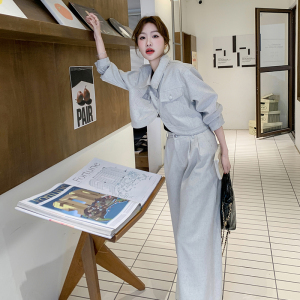 MQMP时尚轻奢高级感提花小香风两件套2025秋新款干练气质女装套装图片