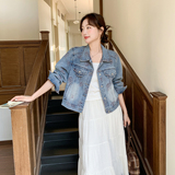 【大货】重工满钻水洗牛仔外套26009-P155-K248，女装短外套，2C075