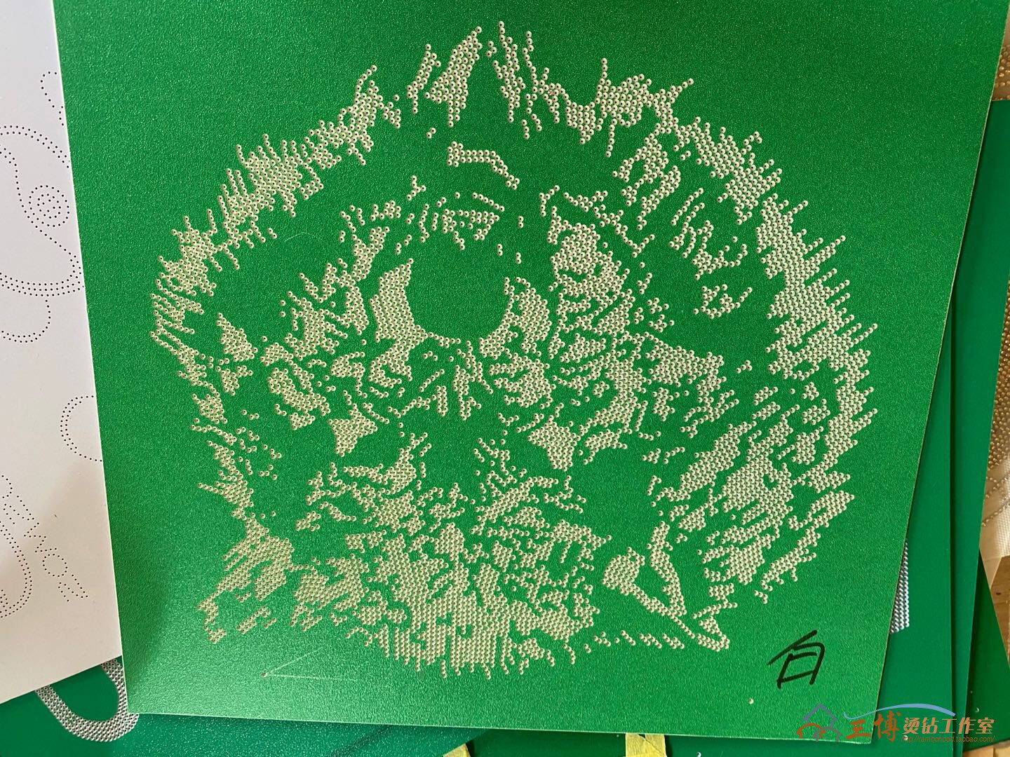 烫钻水钻模板ABS雕刻板激光刻烫画/烫图/烫钻