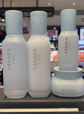 百雀羚三生花花安舒缓强韧调理水乳液精华液面霜云柔净透洁面泡沫