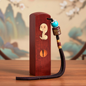 吉祥童子宝宝出生礼物定制胎毛章脐带章婴幼儿纪念品聪明蛇2025