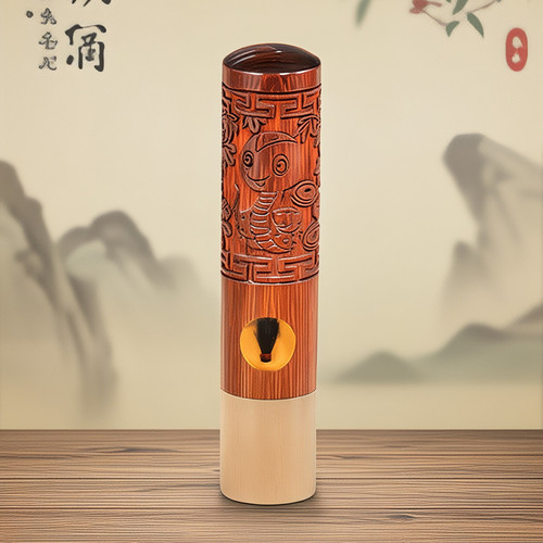 吉祥童子蛇宝宝出生纪念品胎毛章