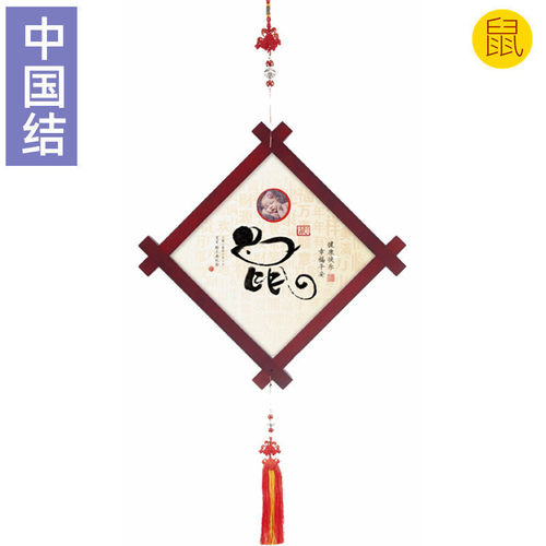 吉祥童子宝宝出生纪念品胎毛画