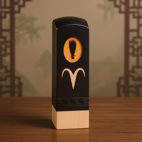 吉祥童子蛇宝宝出生纪念品胎毛章