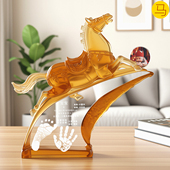 吉祥童子宝宝出生礼物定制手足印手脚印婴幼儿纪念品飞黄腾达2026