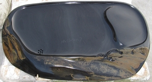 十七年老店天然砚石茶盘歙砚龙尾砚家用中式茶海禅意功夫现代茶台