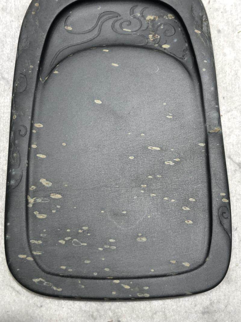 龙尾砚歙砚老坑眉纹精品素砚文房书法用品婺源砚台佳石砚楼之作品