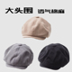 超大头围63cm质感棉麻前进八角帽春夏男日系复古加大码 画家帽子女