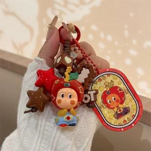 小红书原创DIY星星人手机链可爱手机链挂件包挂钥匙扣高级感礼物