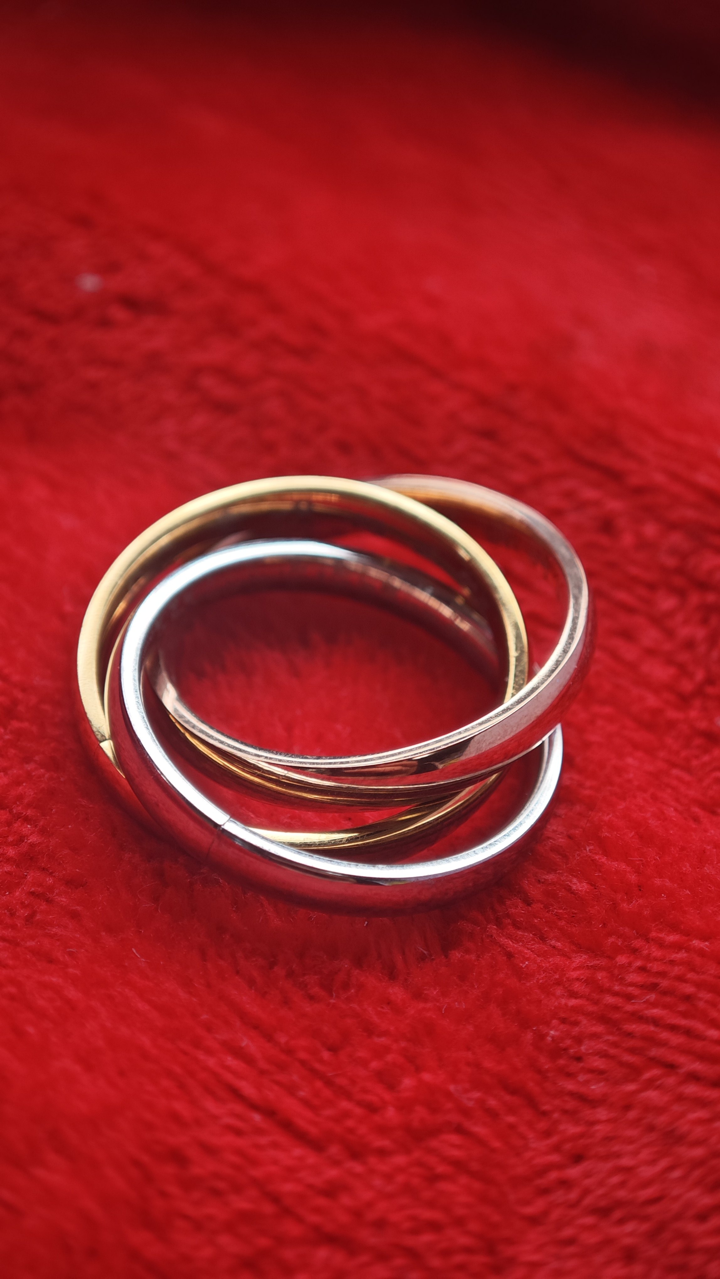 三合一楞严咒大随求黄财神戒指时尚个性饰品情侣对戒原创财运戒指