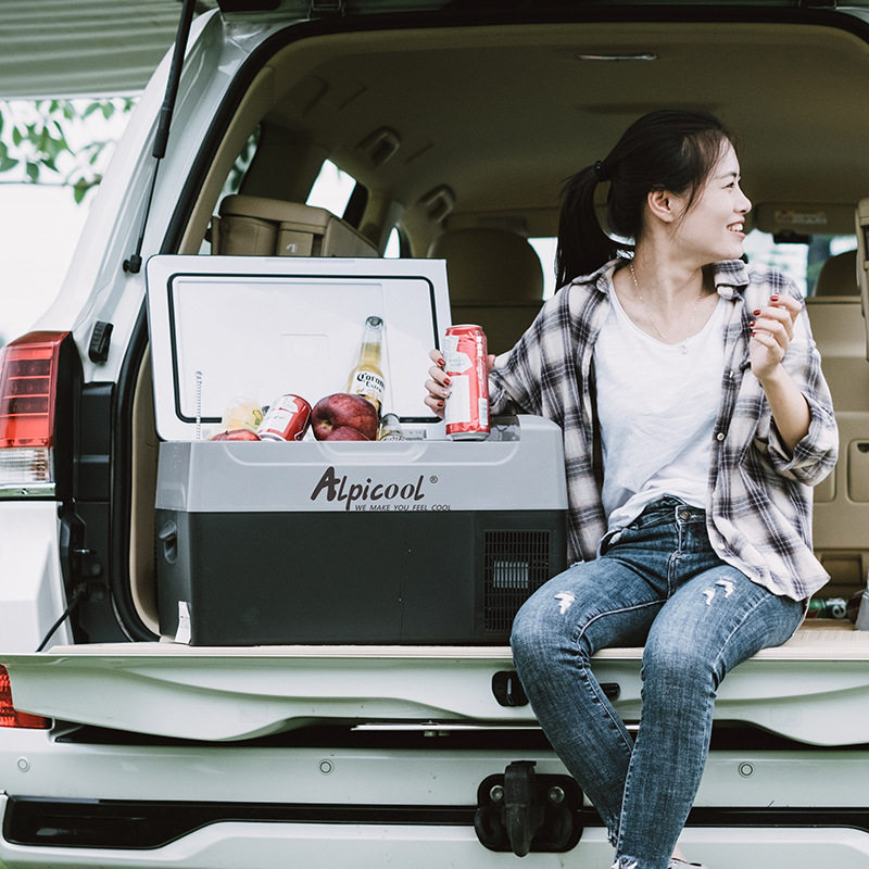 冰虎Alpicool车载冰箱G22纯车用家用压缩机制冷冻冷藏小冰箱冷冻