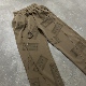 25AW Distressed Joggers LIFEGOESON 散边拼接做旧洗水卫裤
